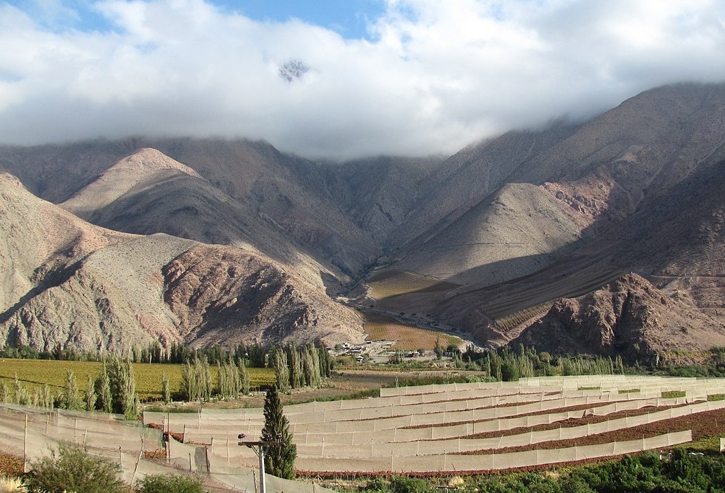 El terral de Vicuña, Chile. Un viento local tipo foehn
